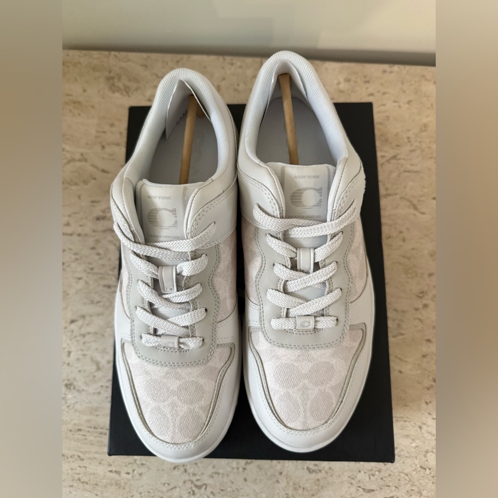 COACH Womens C201 Signature Sneaker - Picture 8 of 12